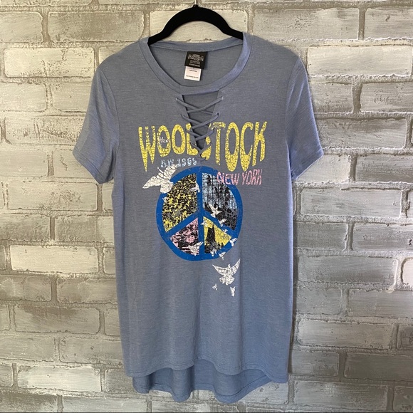 Vintage Concert Tees| Woodstock Distressed T-Shirt - Picture 1 of 6